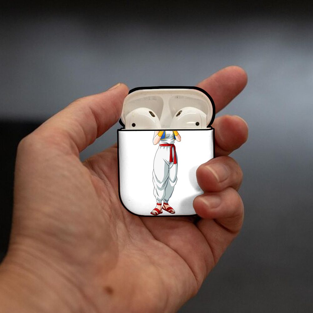 ドラゴンボール DRAGON BALL AirPods 第2世代保護ケース ハードシェル ブラック 耐衝撃・防指紋・カラビナ付き