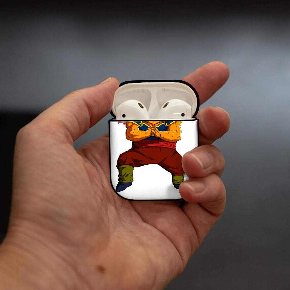 ドラゴンボール DRAGON BALL AirPods 第2世代保護ケース ハードシェル ブラック 耐衝撃・防指紋・カラビナ付き