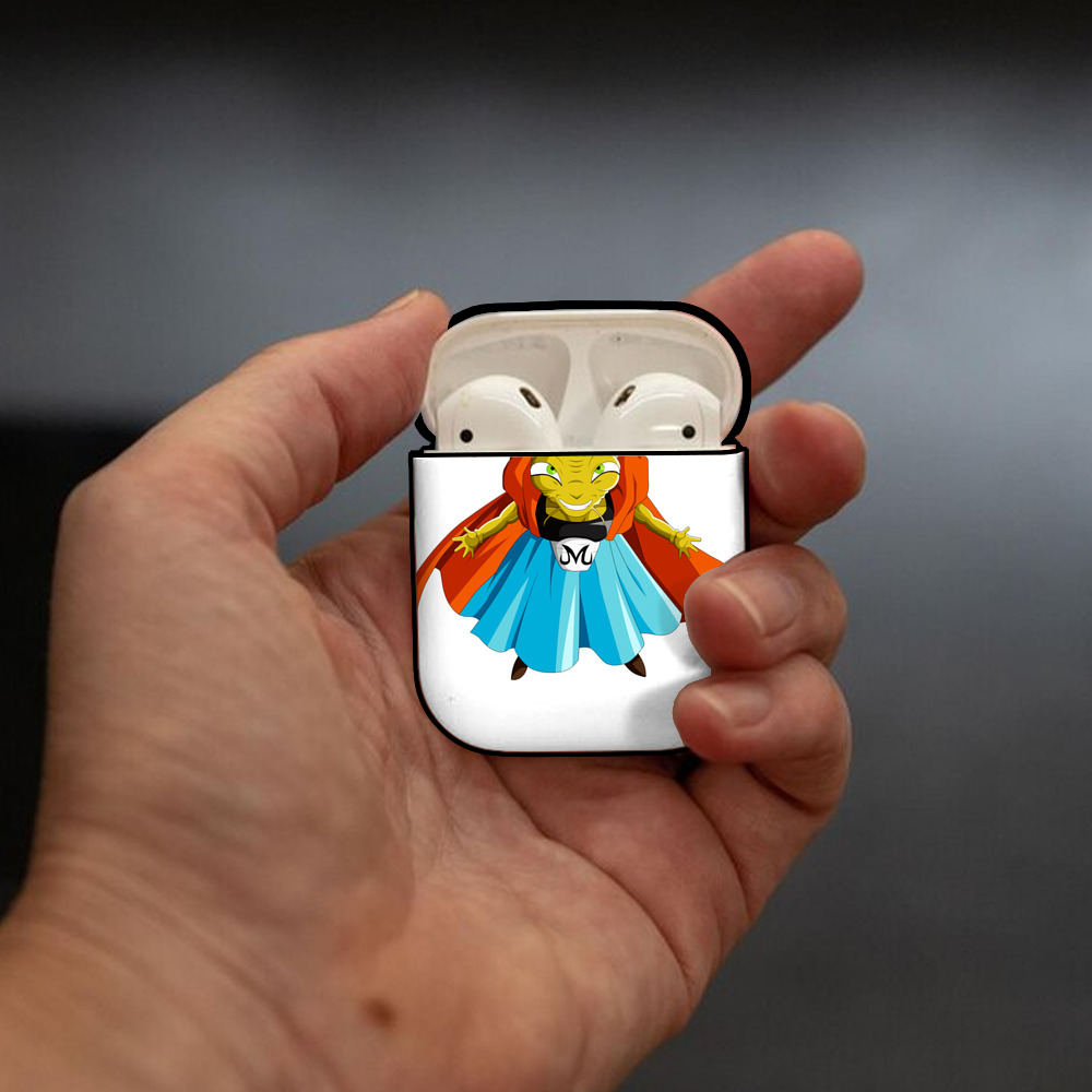 ドラゴンボール DRAGON BALL AirPods 第2世代保護ケース ハードシェル ブラック 耐衝撃・防指紋・カラビナ付き