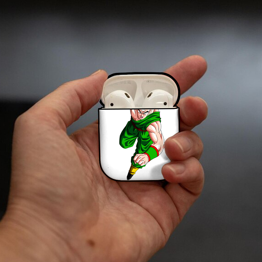 ドラゴンボール DRAGON BALL AirPods 第2世代保護ケース ハードシェル ブラック 耐衝撃・防指紋・カラビナ付き