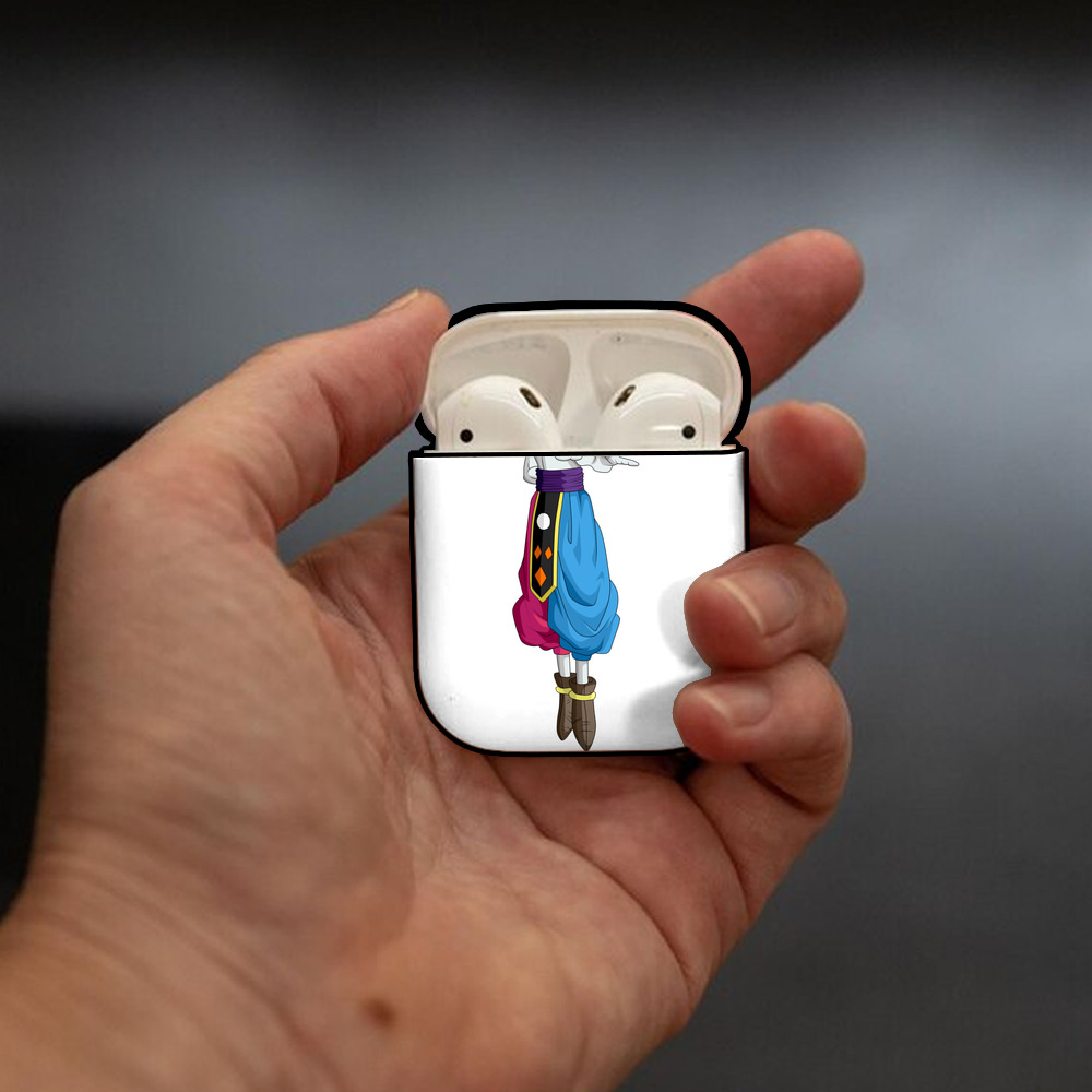 ドラゴンボール DRAGON BALL AirPods 第2世代保護ケース ハードシェル ブラック 耐衝撃・防指紋・カラビナ付き