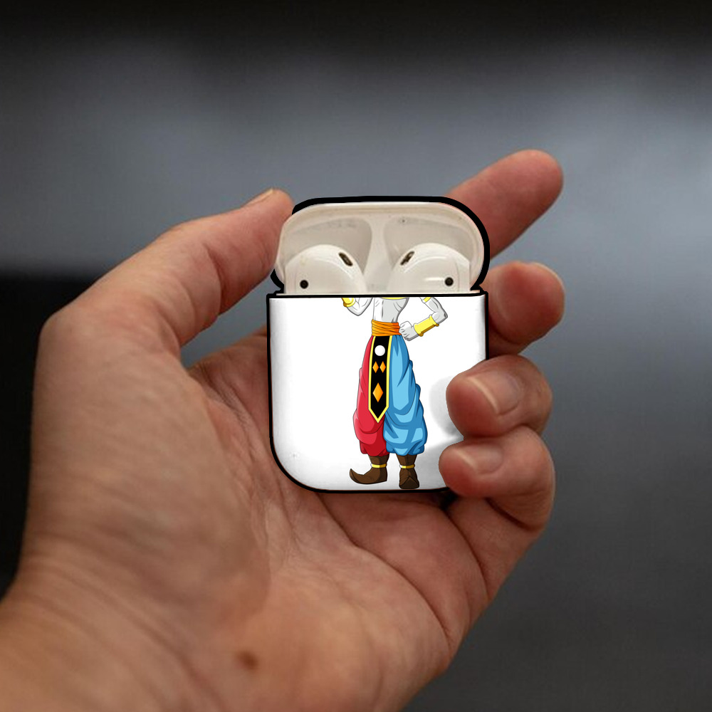 ドラゴンボール DRAGON BALL AirPods 第2世代保護ケース ハードシェル ブラック 耐衝撃・防指紋・カラビナ付き