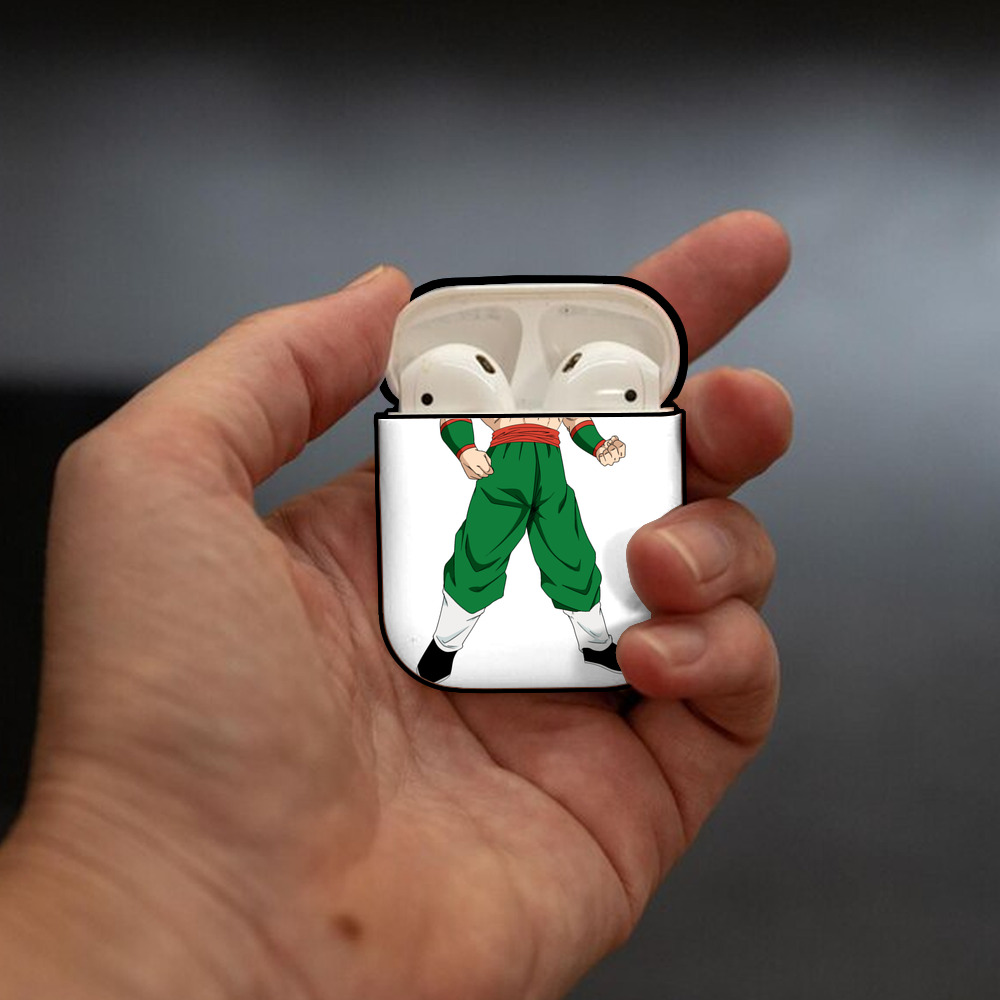 ドラゴンボール DRAGON BALL AirPods 第2世代保護ケース ハードシェル ブラック 耐衝撃・防指紋・カラビナ付き