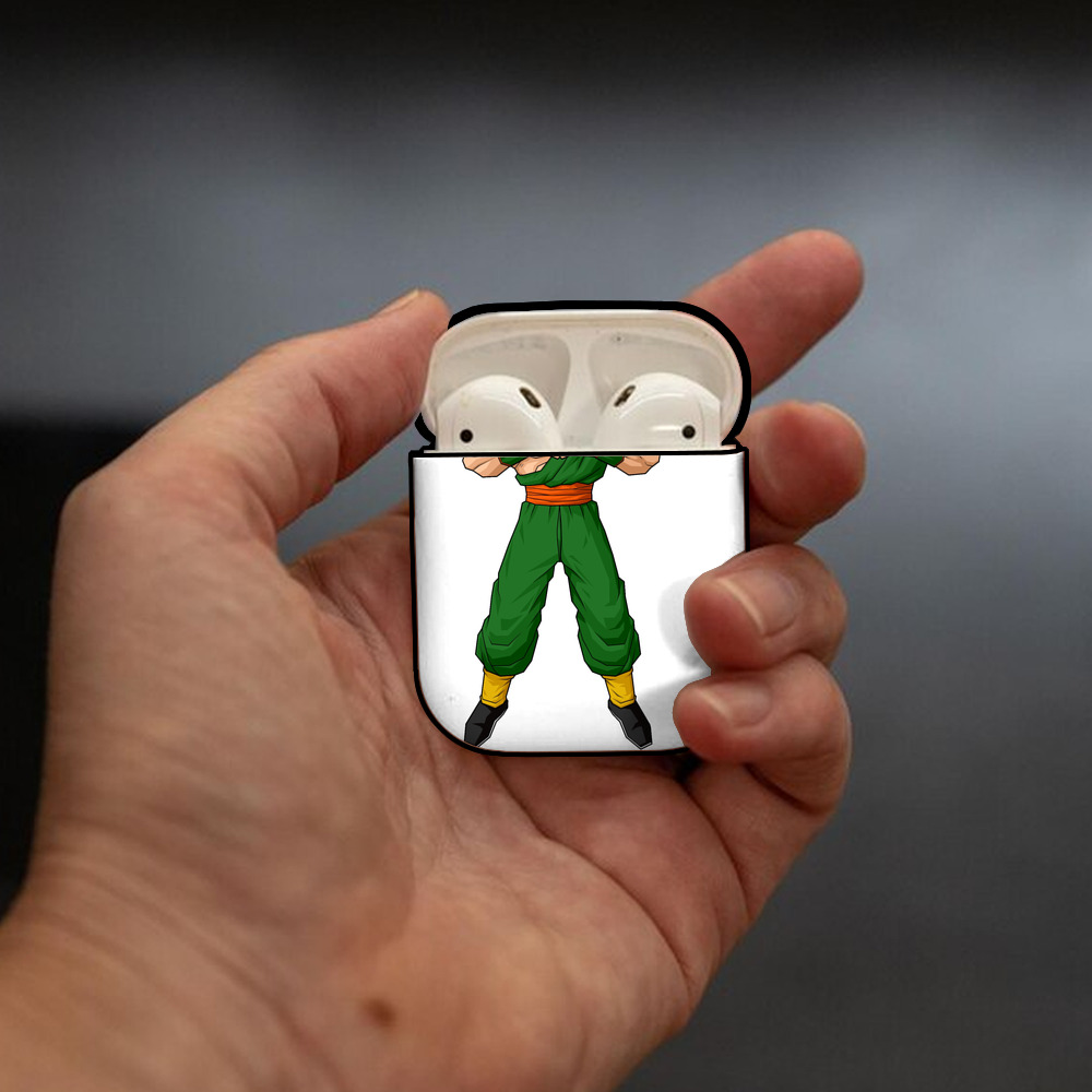 ドラゴンボール DRAGON BALL AirPods 第2世代保護ケース ハードシェル ブラック 耐衝撃・防指紋・カラビナ付き
