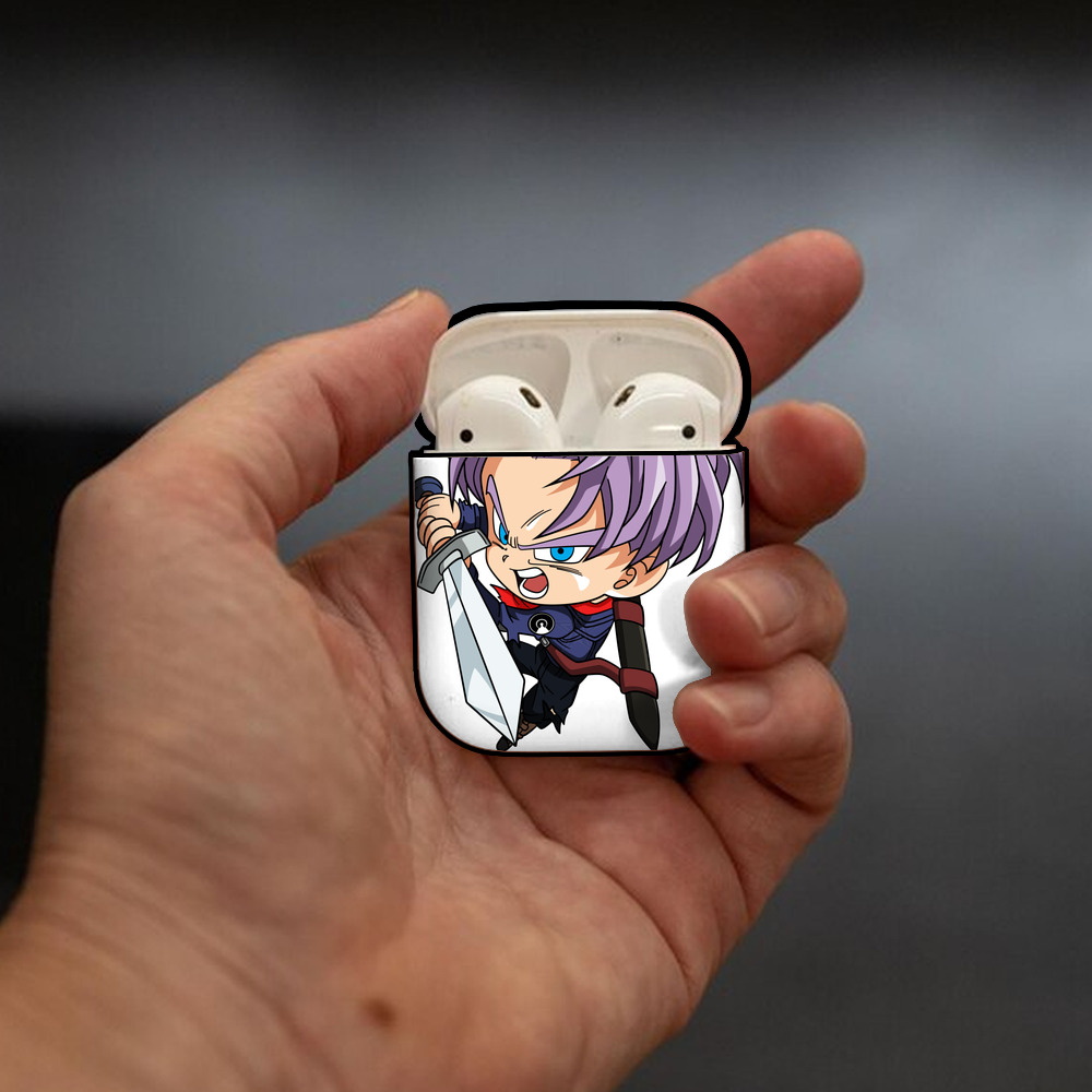ドラゴンボール DRAGON BALL AirPods 第2世代保護ケース ハードシェル ブラック 耐衝撃・防指紋・カラビナ付き