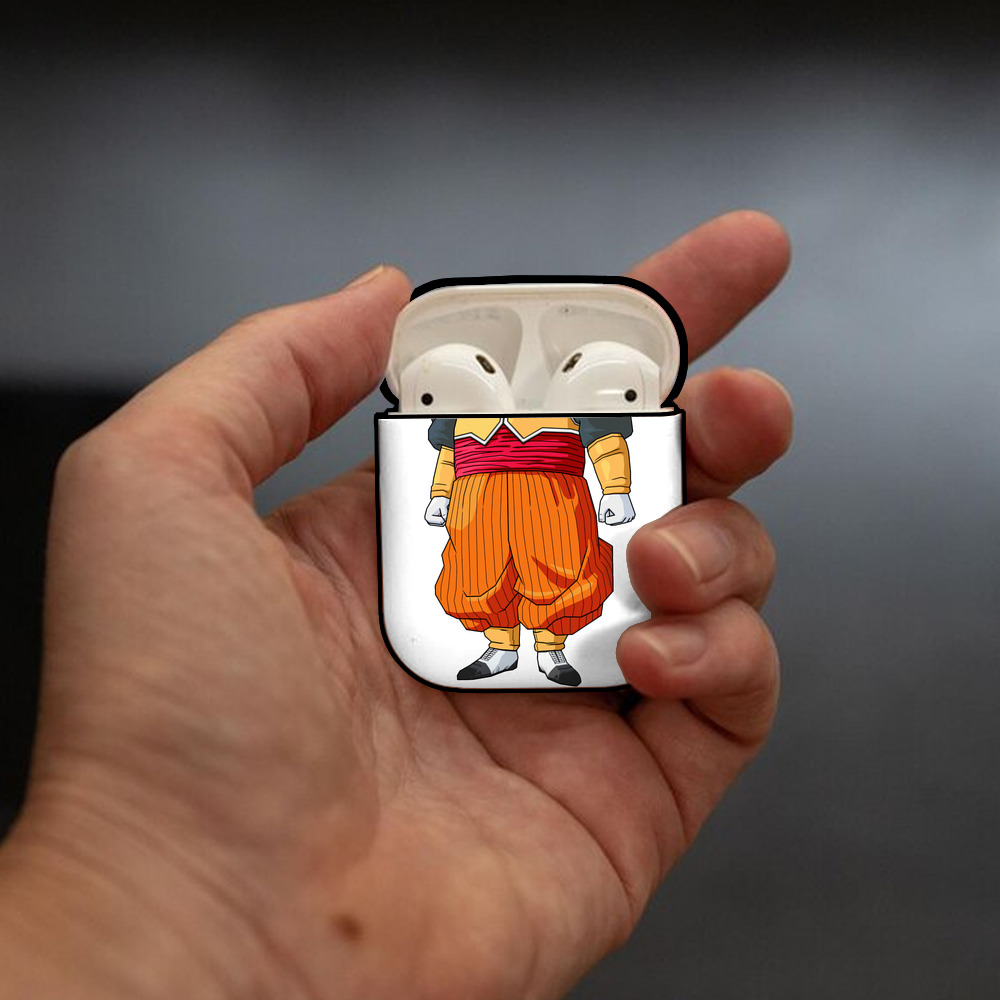 ドラゴンボール DRAGON BALL AirPods 第2世代保護ケース ハードシェル ブラック 耐衝撃・防指紋・カラビナ付き