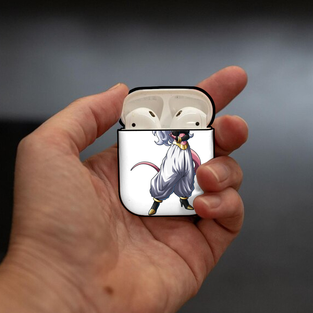 ドラゴンボール DRAGON BALL AirPods 第2世代保護ケース ハードシェル ブラック 耐衝撃・防指紋・カラビナ付き