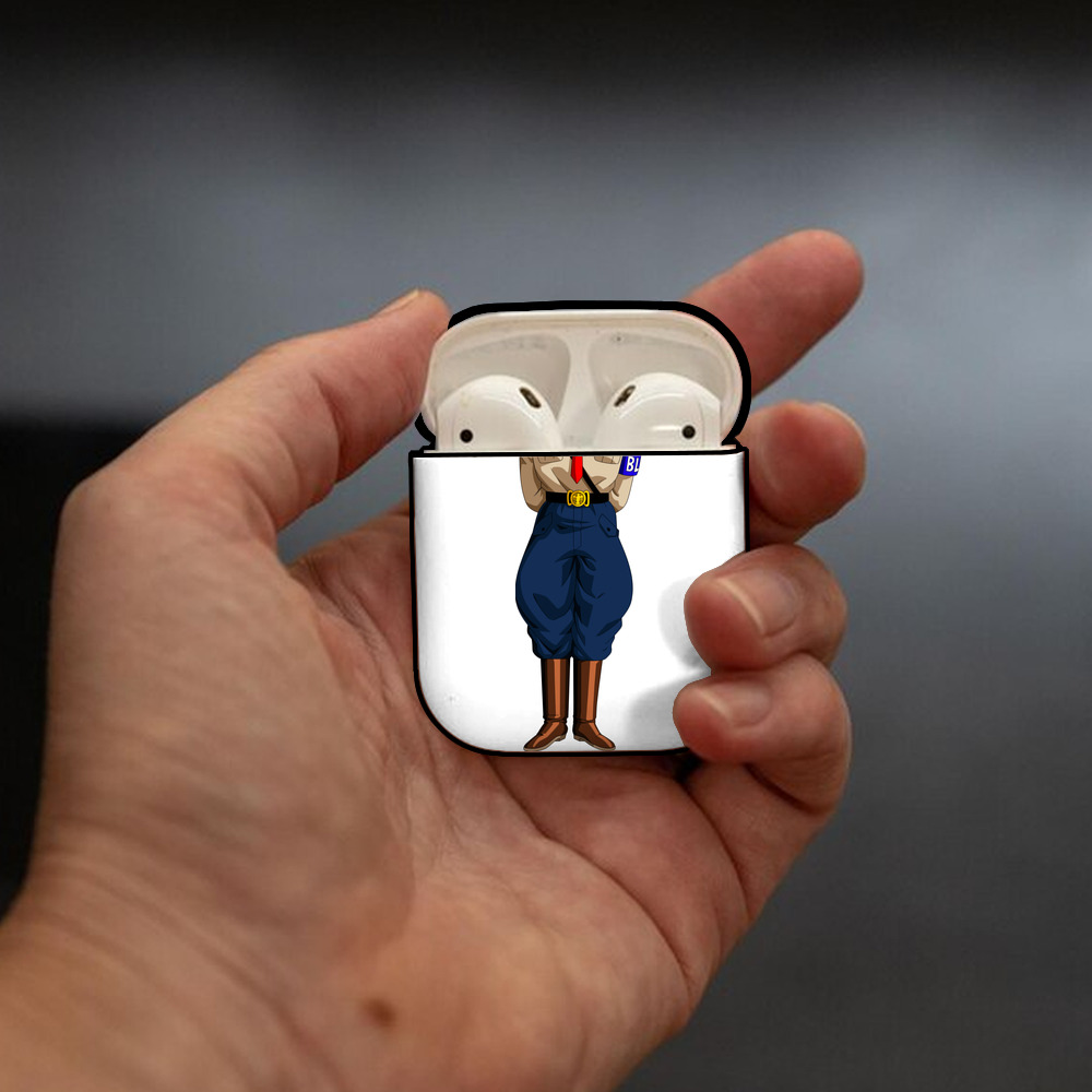 ドラゴンボール DRAGON BALL AirPods 第2世代保護ケース ハードシェル ブラック 耐衝撃・防指紋・カラビナ付き