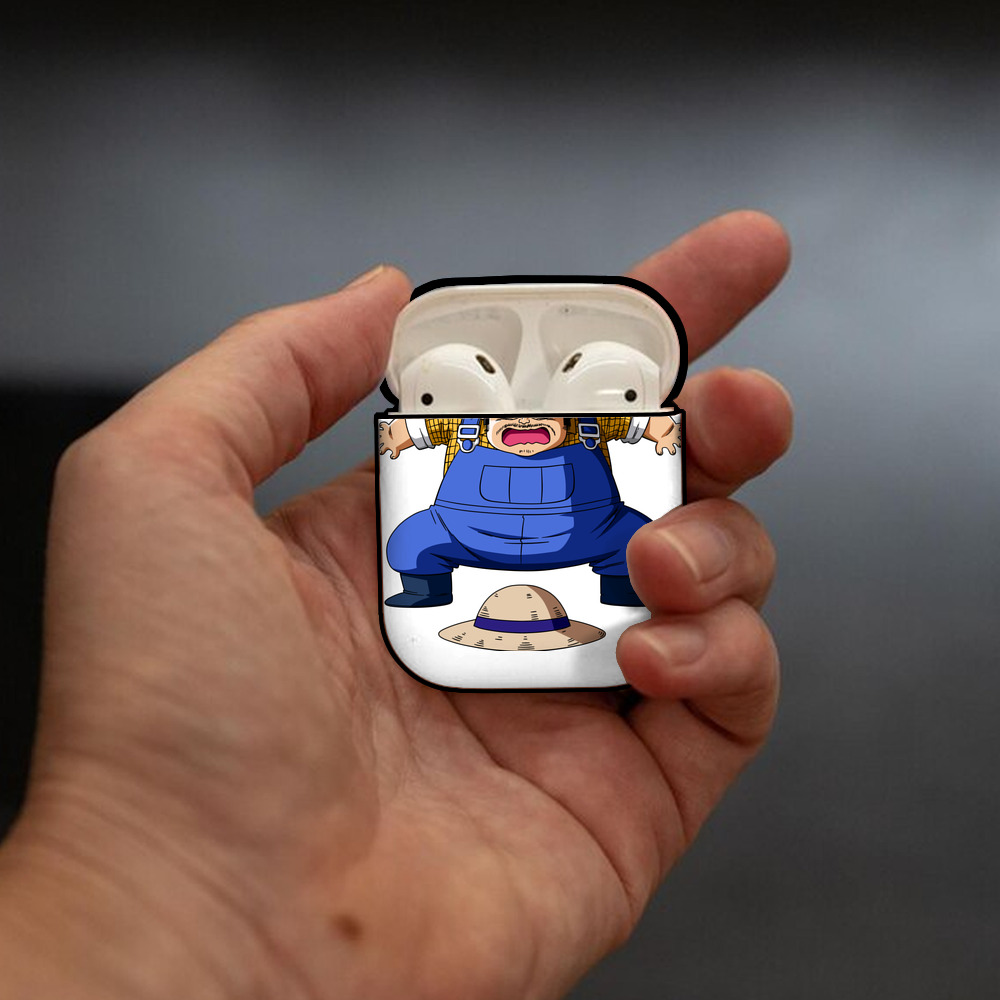 ドラゴンボール DRAGON BALL AirPods 第2世代保護ケース ハードシェル ブラック 耐衝撃・防指紋・カラビナ付き