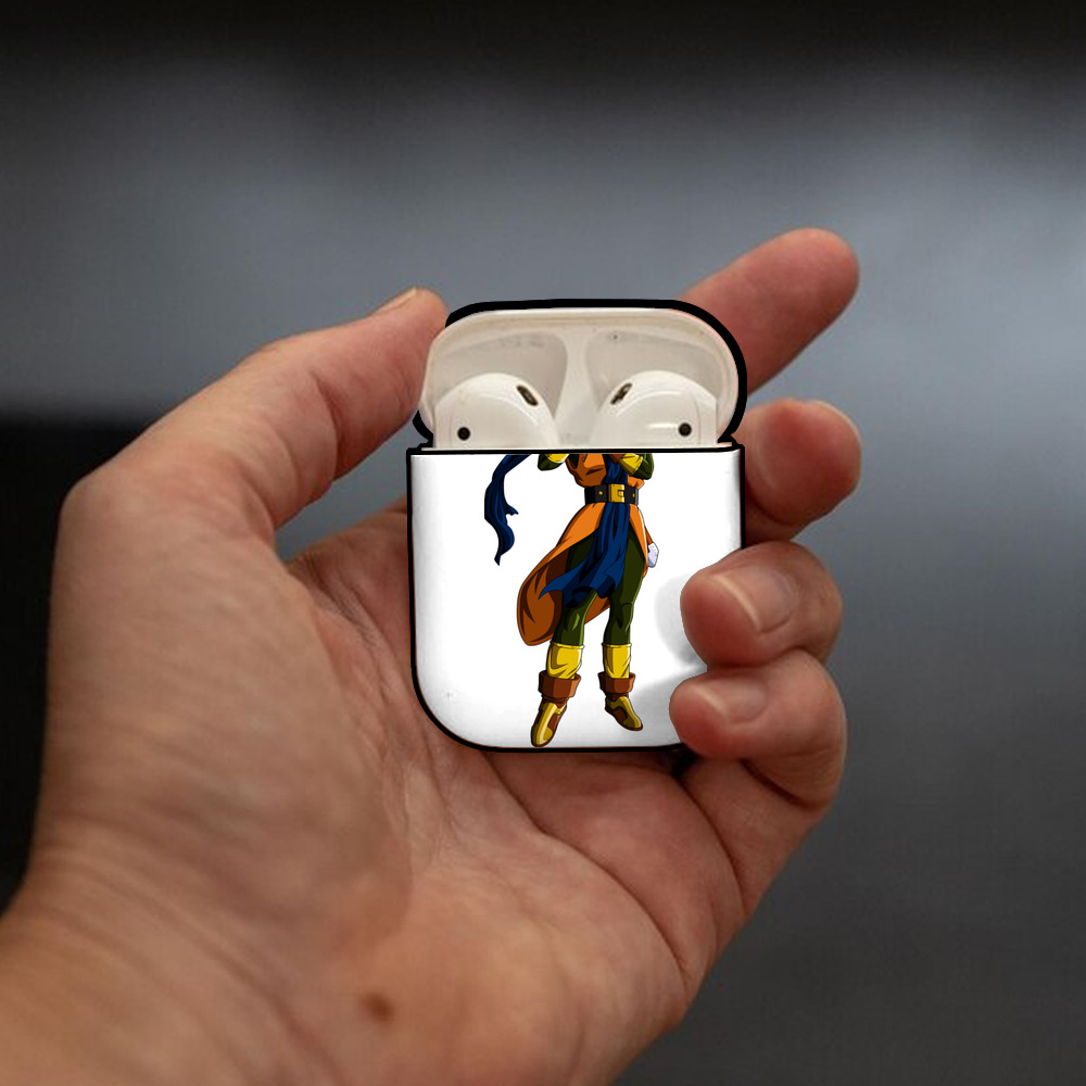 ドラゴンボール DRAGON BALL AirPods 第2世代保護ケース ハードシェル ブラック 耐衝撃・防指紋・カラビナ付き