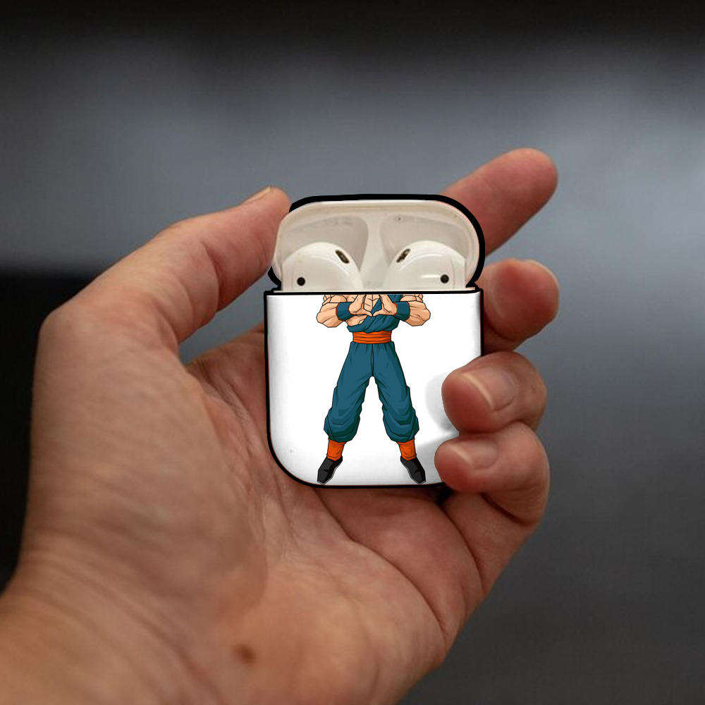 ドラゴンボール DRAGON BALL AirPods 第2世代保護ケース ハードシェル ブラック 耐衝撃・防指紋・カラビナ付き