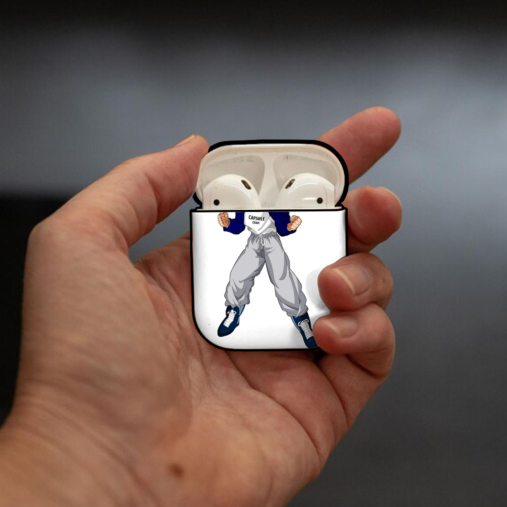 ドラゴンボール DRAGON BALL AirPods 第2世代保護ケース ハードシェル ブラック 耐衝撃・防指紋・カラビナ付き