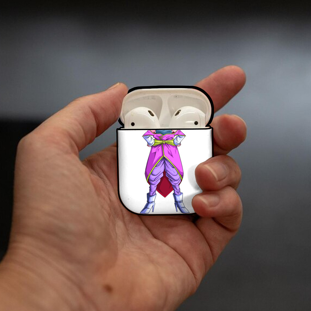 ドラゴンボール DRAGON BALL AirPods 第2世代保護ケース ハードシェル ブラック 耐衝撃・防指紋・カラビナ付き