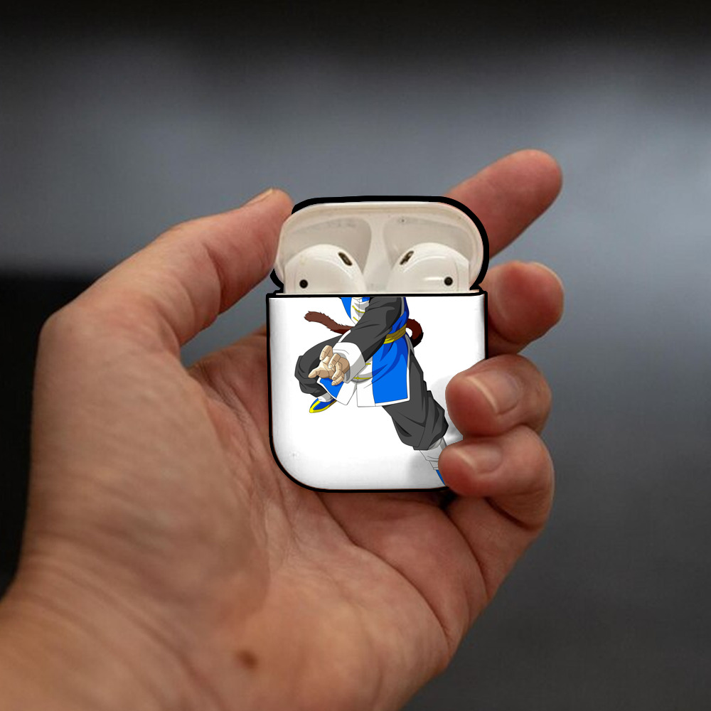 ドラゴンボール DRAGON BALL AirPods 第2世代保護ケース ハードシェル ブラック 耐衝撃・防指紋・カラビナ付き