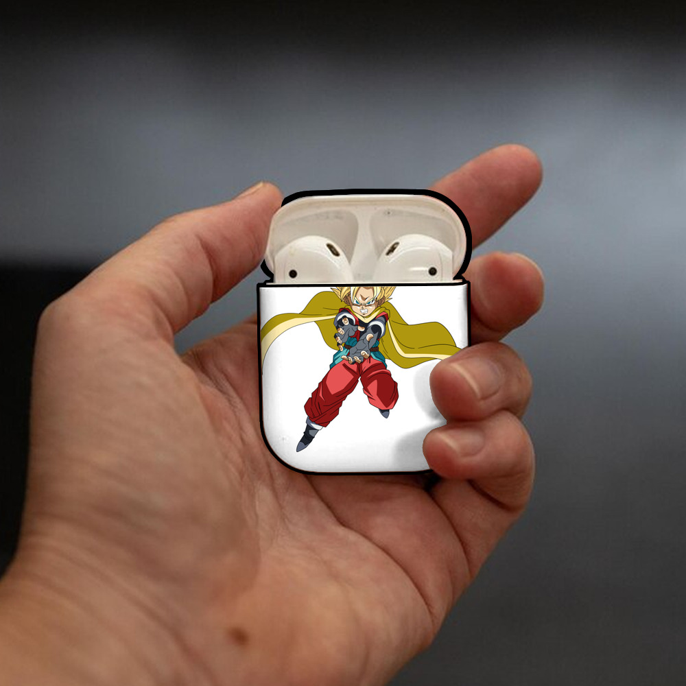ドラゴンボール DRAGON BALL AirPods 第2世代保護ケース ハードシェル ブラック 耐衝撃・防指紋・カラビナ付き