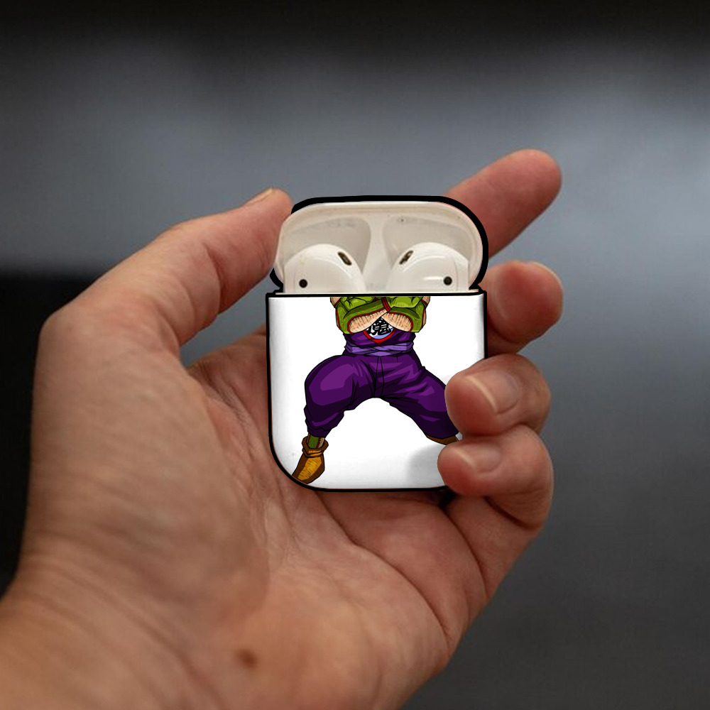 ドラゴンボール DRAGON BALL AirPods 第2世代保護ケース ハードシェル ブラック 耐衝撃・防指紋・カラビナ付き
