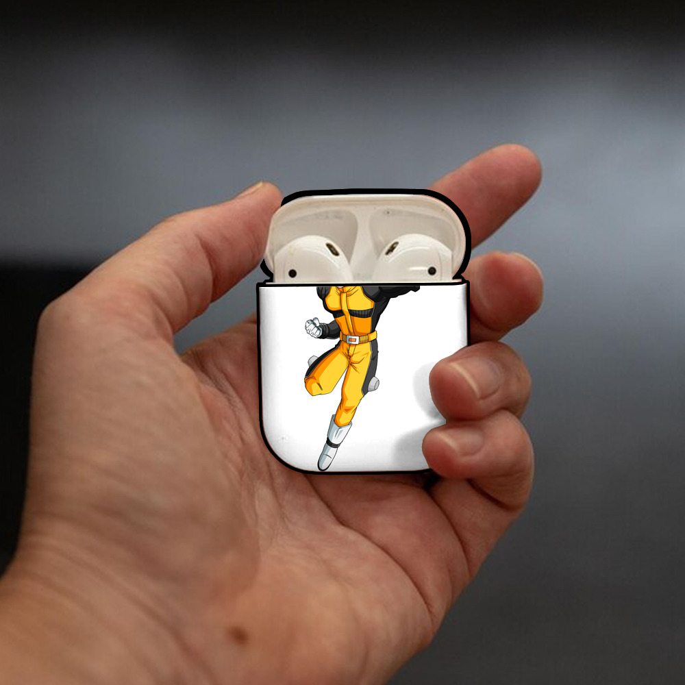 ドラゴンボール DRAGON BALL AirPods 第2世代保護ケース ハードシェル ブラック 耐衝撃・防指紋・カラビナ付き