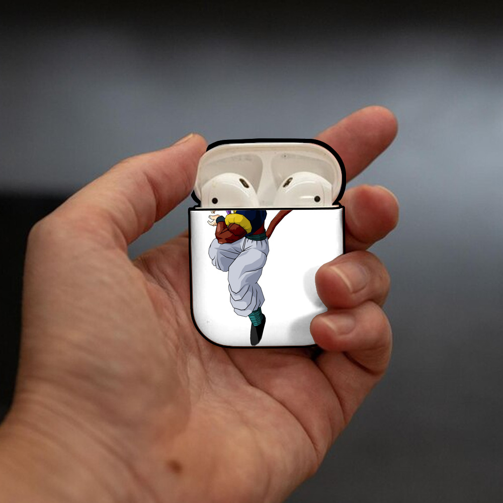 ドラゴンボール DRAGON BALL AirPods 第2世代保護ケース ハードシェル ブラック 耐衝撃・防指紋・カラビナ付き