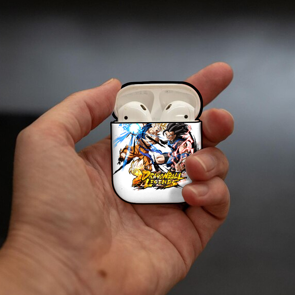 ドラゴンボール DRAGON BALL AirPods 第2世代保護ケース ハードシェル ブラック 耐衝撃・防指紋・カラビナ付き