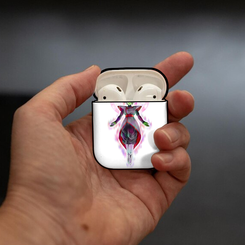 ドラゴンボール DRAGON BALL AirPods 第2世代保護ケース ハードシェル ブラック 耐衝撃・防指紋・カラビナ付き