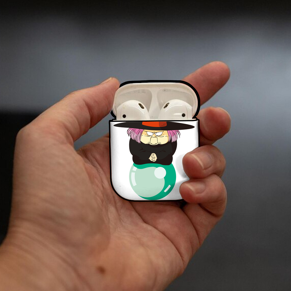 ドラゴンボール DRAGON BALL AirPods 第2世代保護ケース ハードシェル ブラック 耐衝撃・防指紋・カラビナ付き