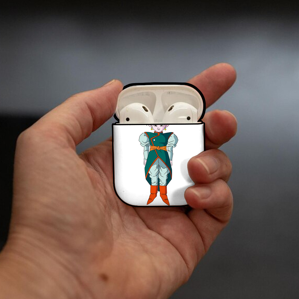 ドラゴンボール DRAGON BALL AirPods 第2世代保護ケース ハードシェル ブラック 耐衝撃・防指紋・カラビナ付き