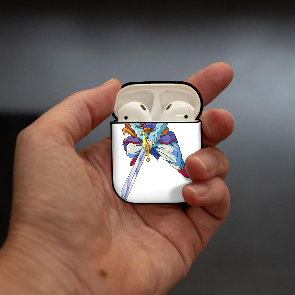 ドラゴンボール DRAGON BALL AirPods 第2世代保護ケース ハードシェル ブラック 耐衝撃・防指紋・カラビナ付き