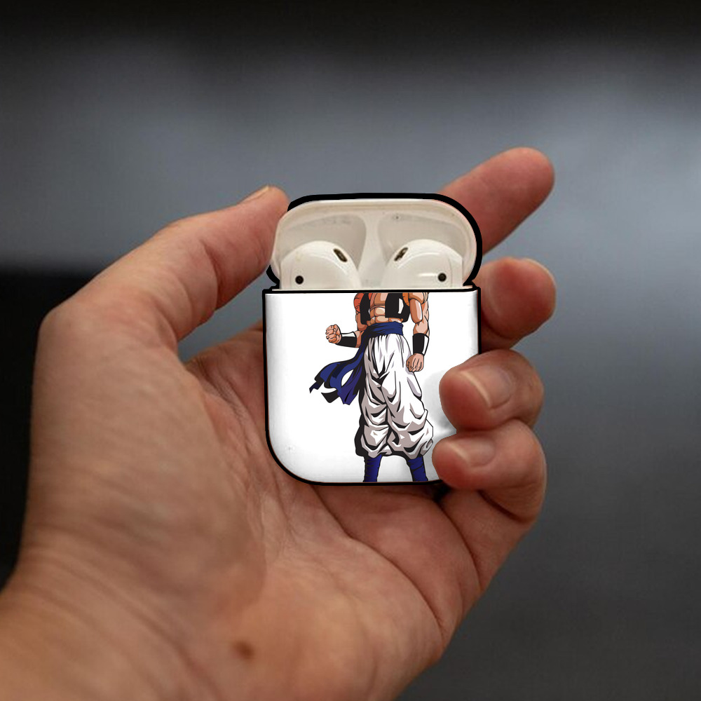 ドラゴンボール DRAGON BALL AirPods 第2世代保護ケース ハードシェル ブラック 耐衝撃・防指紋・カラビナ付き