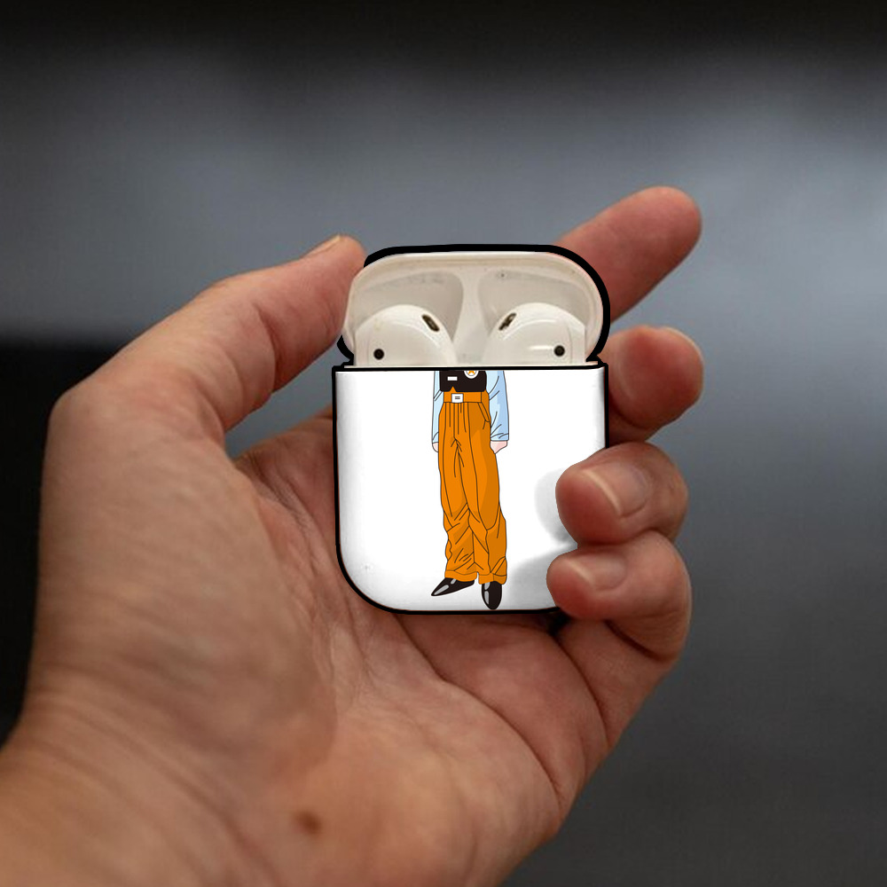 ドラゴンボール DRAGON BALL AirPods 第2世代保護ケース ハードシェル ブラック 耐衝撃・防指紋・カラビナ付き