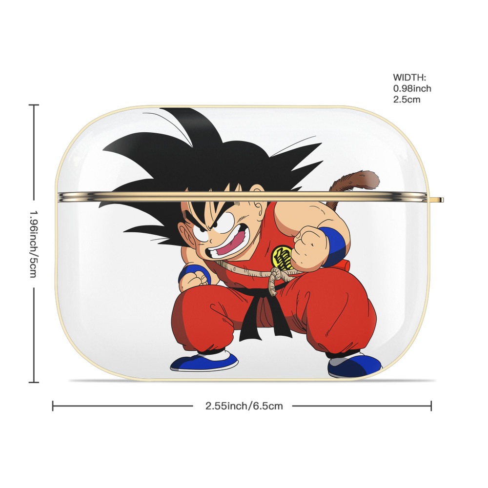 ドラゴンボール 孫悟空（そん ごくう）Son Goku カカロット DRAGON BALL Kakarotto 【AirPods Pro用】ハードシェル保護ケース｜耐衝撃・防指紋・カラビナ付き商品仕様