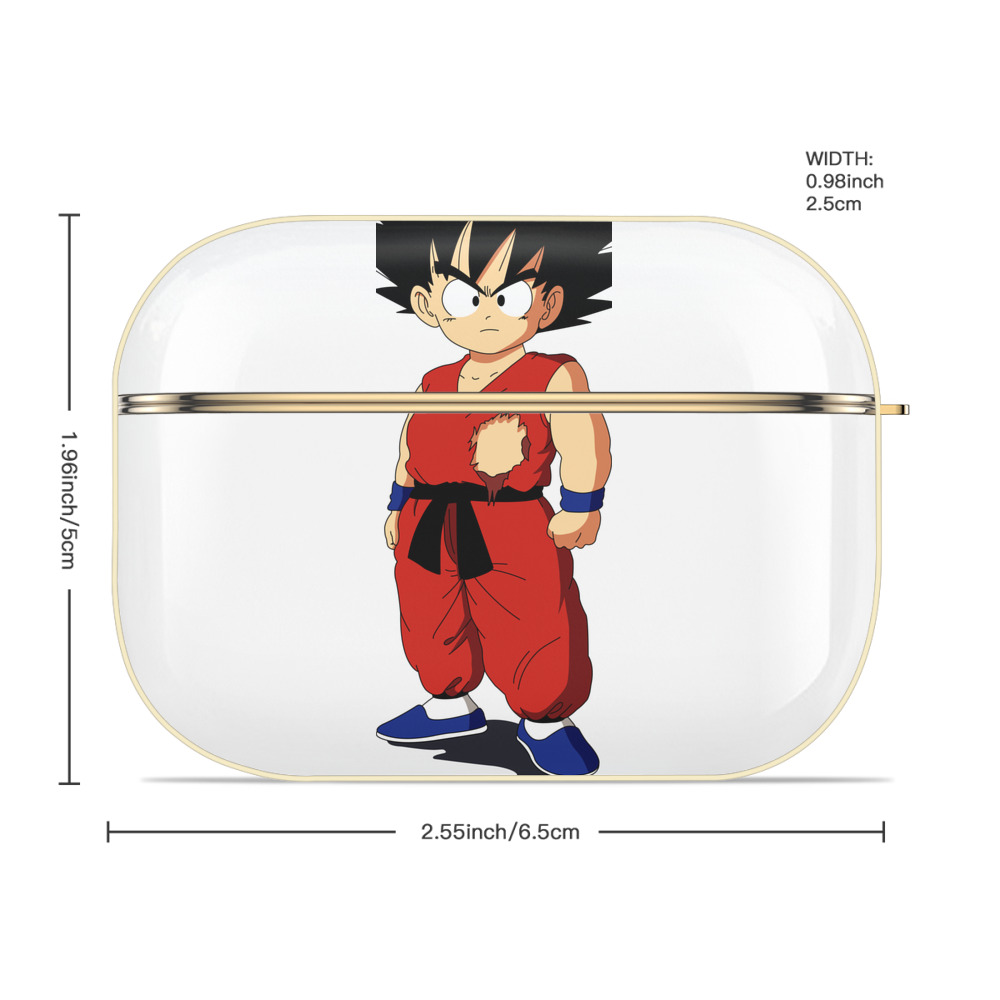 ドラゴンボール 孫悟空（そん ごくう）Son Goku カカロット DRAGON BALL Kakarotto 【AirPods Pro用】ハードシェル保護ケース｜耐衝撃・防指紋・カラビナ付き商品仕様