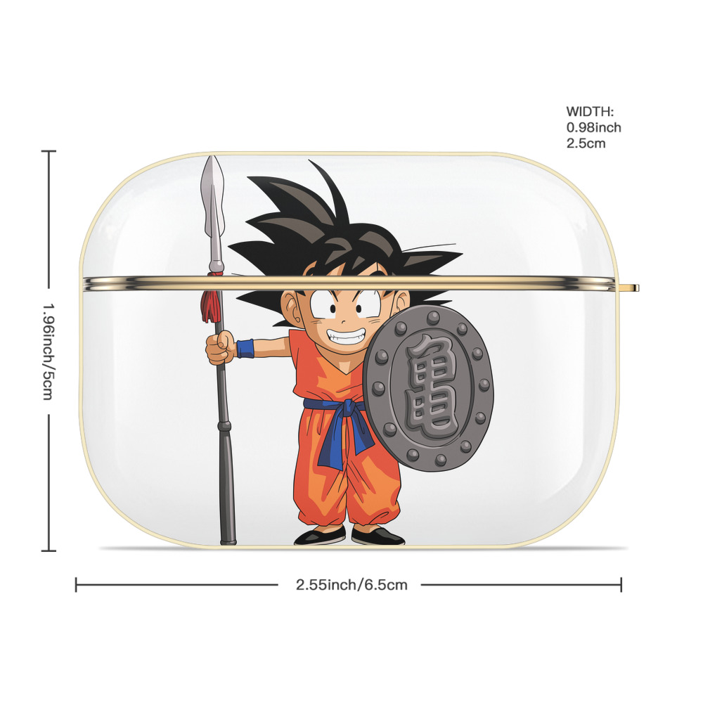 ドラゴンボール 孫悟空（そん ごくう）Son Goku カカロット DRAGON BALL Kakarotto 【AirPods Pro用】ハードシェル保護ケース｜耐衝撃・防指紋・カラビナ付き商品仕様
