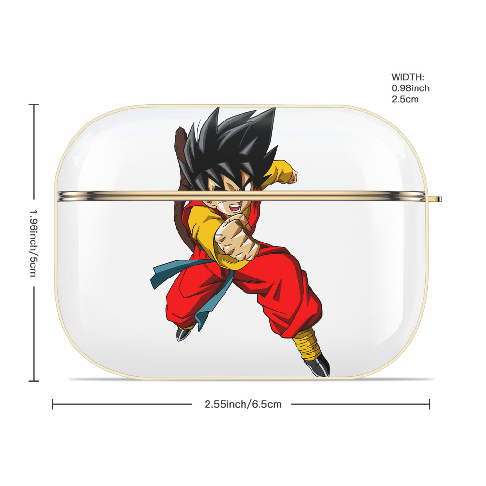 ドラゴンボール 孫悟空（そん ごくう）Son Goku カカロット DRAGON BALL Kakarotto 【AirPods Pro用】ハードシェル保護ケース｜耐衝撃・防指紋・カラビナ付き商品仕様