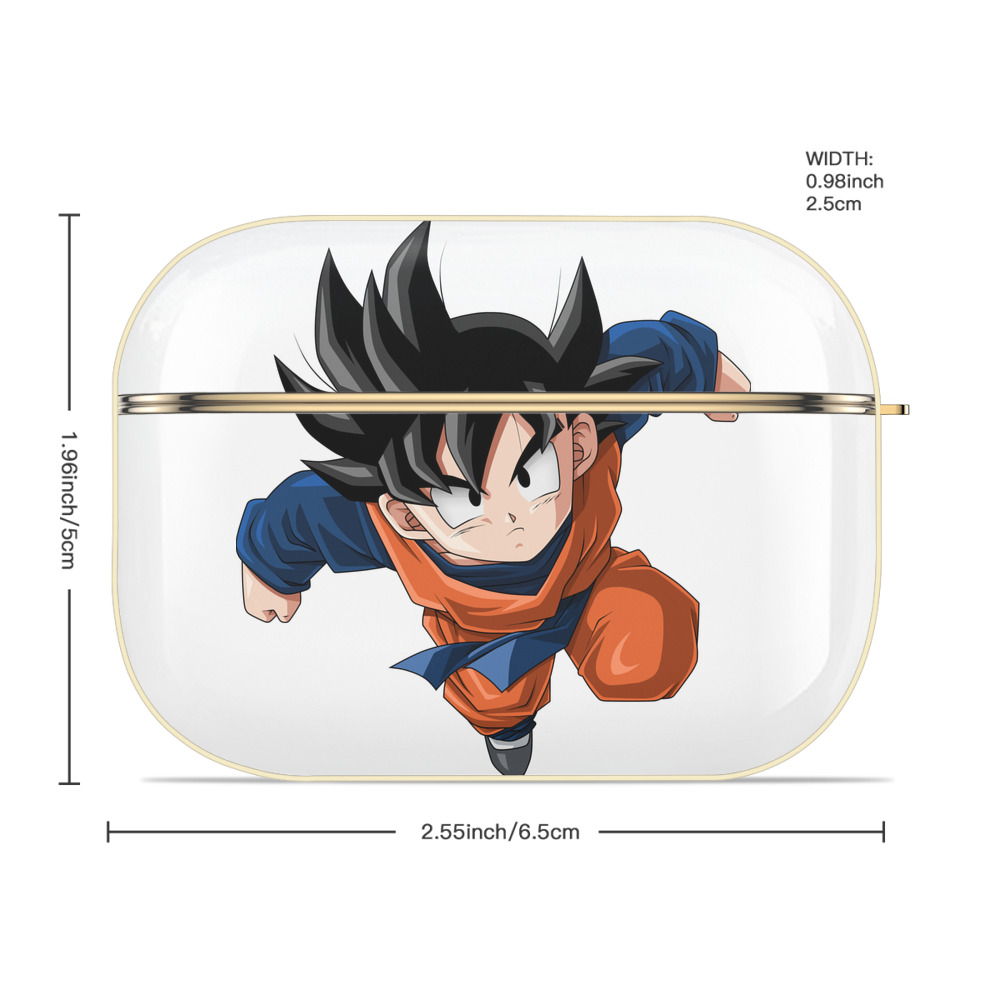ドラゴンボール 孫悟空（そん ごくう）Son Goku カカロット DRAGON BALL Kakarotto 【AirPods Pro用】ハードシェル保護ケース｜耐衝撃・防指紋・カラビナ付き商品仕様