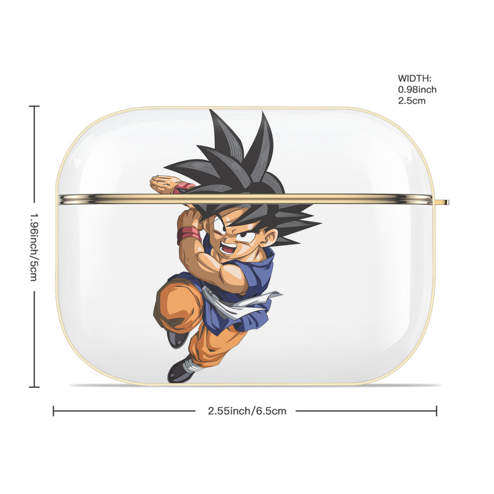 ドラゴンボール 孫悟空（そん ごくう）Son Goku カカロット DRAGON BALL Kakarotto 【AirPods Pro用】ハードシェル保護ケース｜耐衝撃・防指紋・カラビナ付き商品仕様