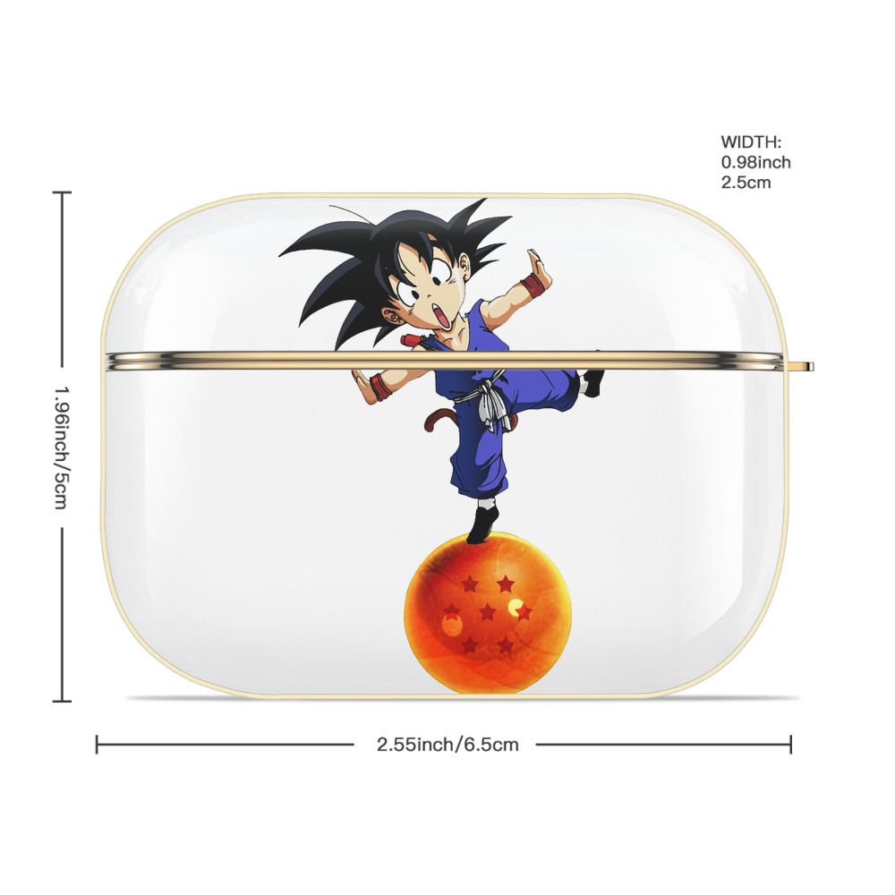 ドラゴンボール 孫悟空（そん ごくう）Son Goku カカロット DRAGON BALL Kakarotto 【AirPods Pro用】ハードシェル保護ケース｜耐衝撃・防指紋・カラビナ付き商品仕様