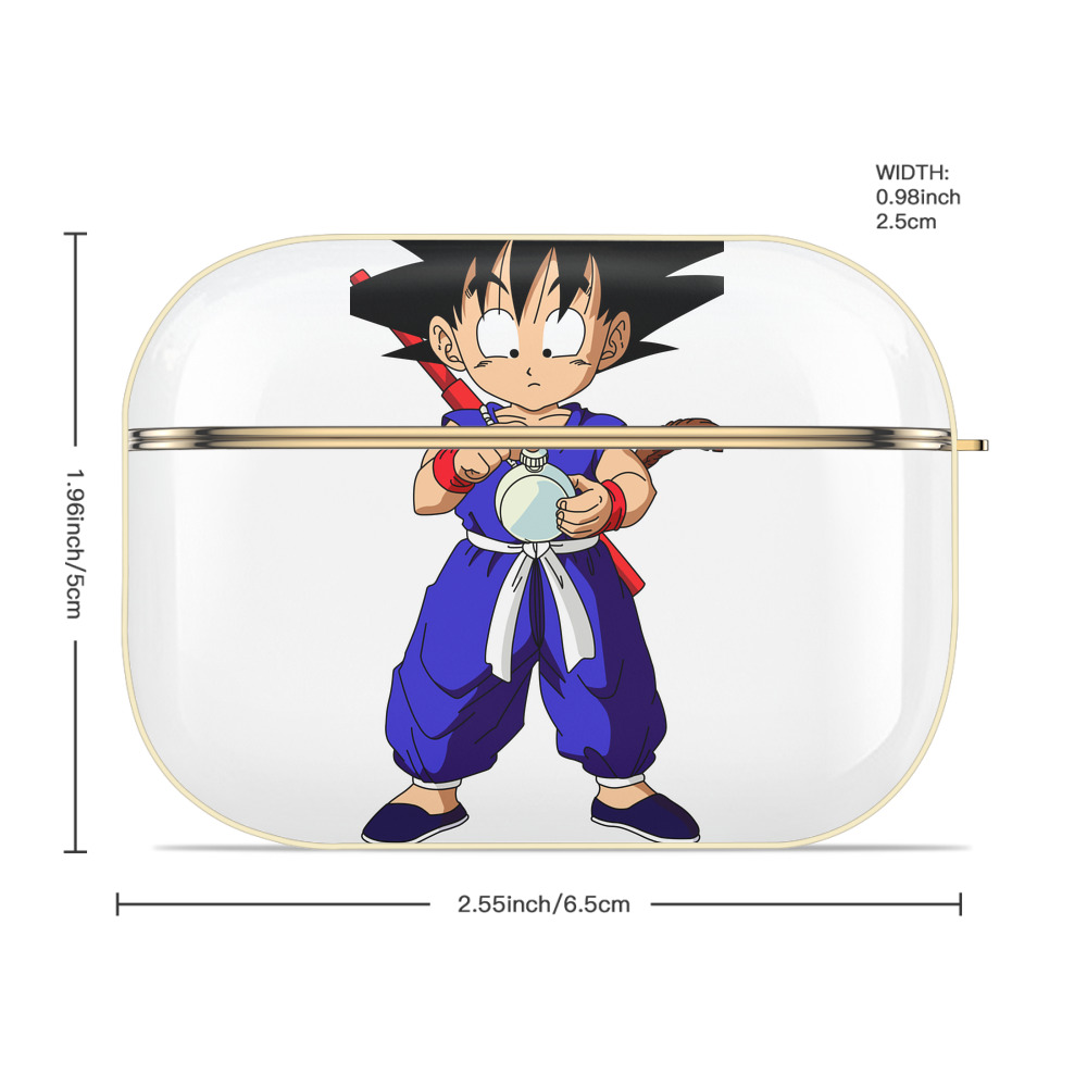 ドラゴンボール 孫悟空（そん ごくう）Son Goku カカロット DRAGON BALL Kakarotto 【AirPods Pro用】ハードシェル保護ケース｜耐衝撃・防指紋・カラビナ付き商品仕様