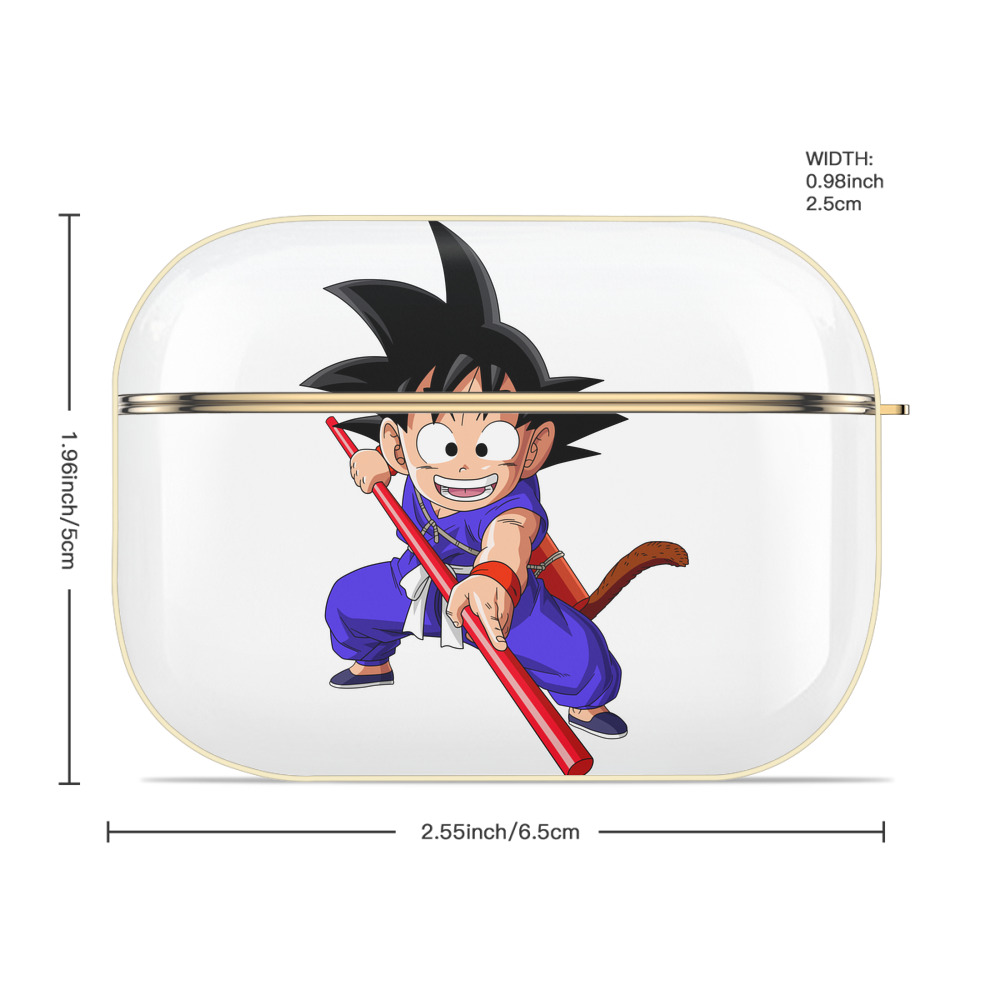 ドラゴンボール 孫悟空（そん ごくう）Son Goku カカロット DRAGON BALL Kakarotto 【AirPods Pro用】ハードシェル保護ケース｜耐衝撃・防指紋・カラビナ付き商品仕様