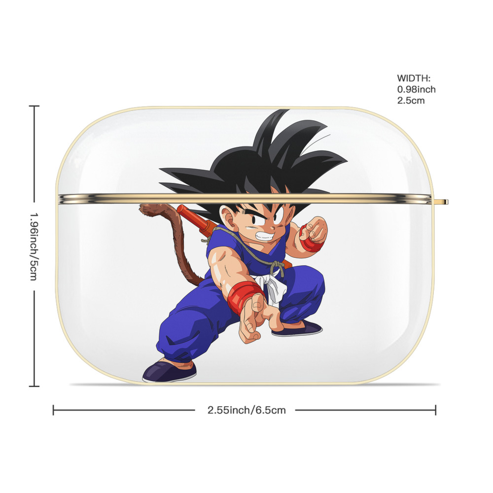 ドラゴンボール 孫悟空（そん ごくう）Son Goku カカロット DRAGON BALL Kakarotto 【AirPods Pro用】ハードシェル保護ケース｜耐衝撃・防指紋・カラビナ付き商品仕様