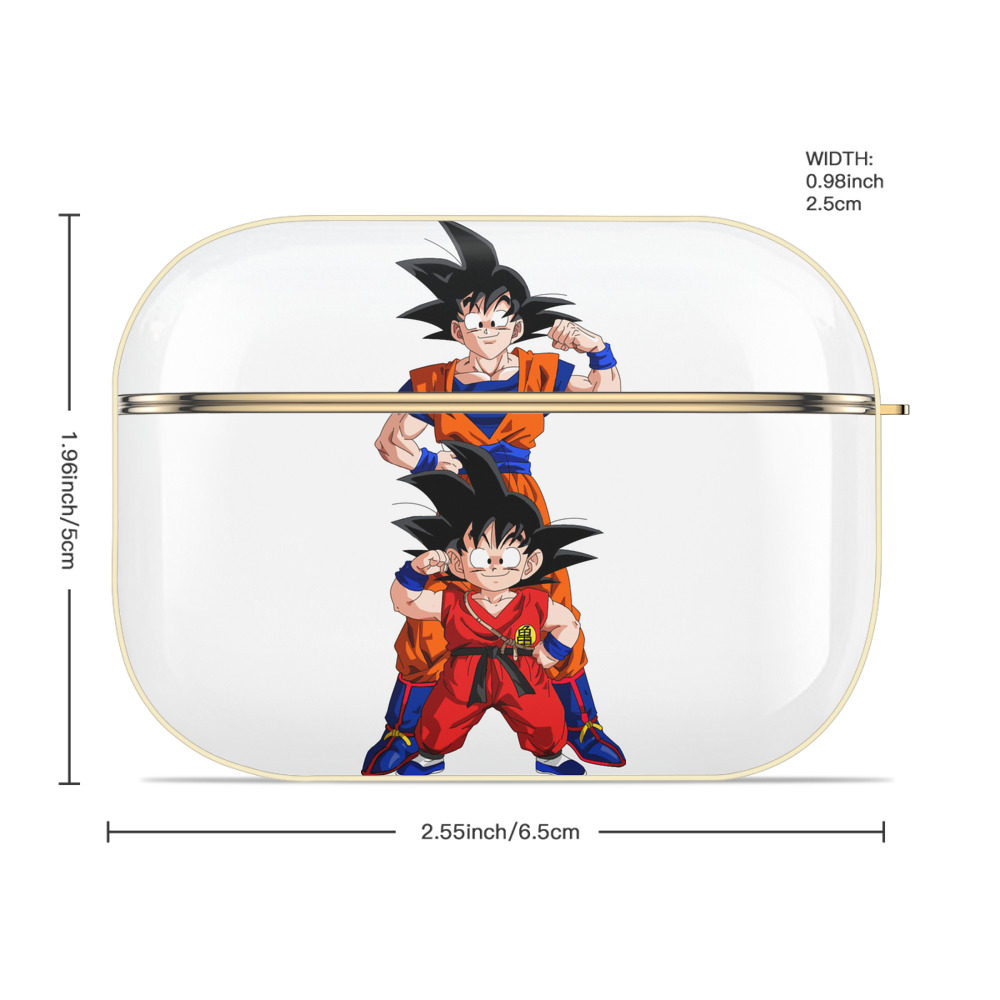 ドラゴンボール 孫悟空（そん ごくう）Son Goku カカロット DRAGON BALL Kakarotto 【AirPods Pro用】ハードシェル保護ケース｜耐衝撃・防指紋・カラビナ付き商品仕様