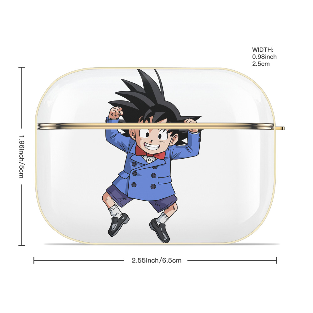 ドラゴンボール 孫悟空（そん ごくう）Son Goku カカロット DRAGON BALL Kakarotto 【AirPods Pro用】ハードシェル保護ケース｜耐衝撃・防指紋・カラビナ付き商品仕様
