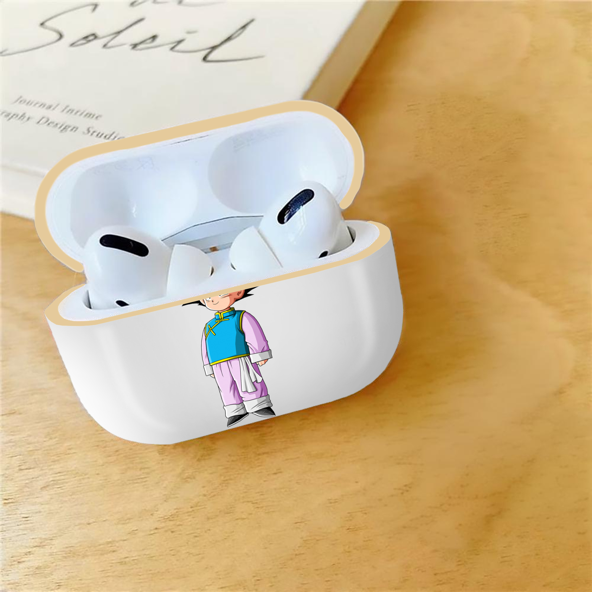 ドラゴンボール 孫悟空（そん ごくう）Son Goku カカロット DRAGON BALL Kakarotto 【AirPods Pro用】ハードシェル保護ケース｜耐衝撃・防指紋・カラビナ付き商品仕様