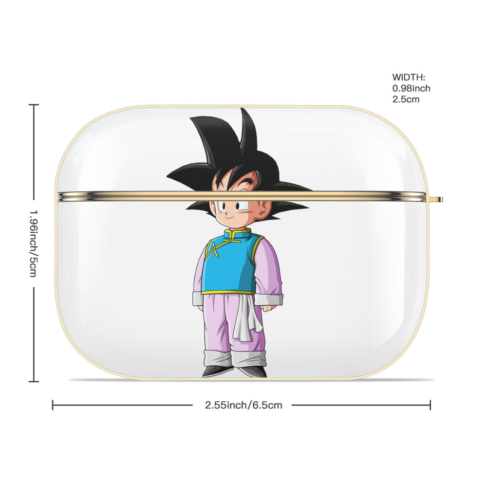 ドラゴンボール 孫悟空（そん ごくう）Son Goku カカロット DRAGON BALL Kakarotto 【AirPods Pro用】ハードシェル保護ケース｜耐衝撃・防指紋・カラビナ付き商品仕様