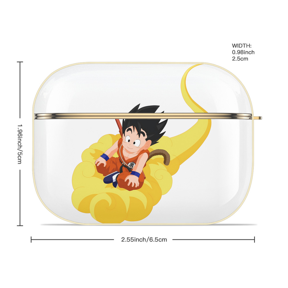 ドラゴンボール 孫悟空（そん ごくう）Son Goku カカロット DRAGON BALL Kakarotto 【AirPods Pro用】ハードシェル保護ケース｜耐衝撃・防指紋・カラビナ付き商品仕様