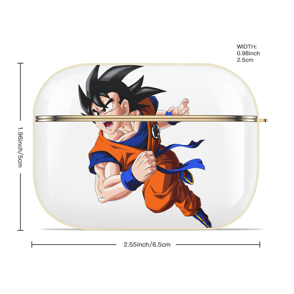 ドラゴンボール 孫悟空（そん ごくう）Son Goku カカロット DRAGON BALL Kakarotto 【AirPods Pro用】ハードシェル保護ケース｜耐衝撃・防指紋・カラビナ付き商品仕様