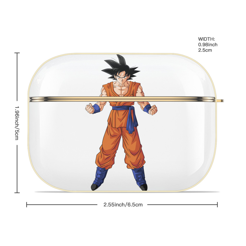 ドラゴンボール 孫悟空（そん ごくう）Son Goku カカロット DRAGON BALL Kakarotto 【AirPods Pro用】ハードシェル保護ケース｜耐衝撃・防指紋・カラビナ付き商品仕様