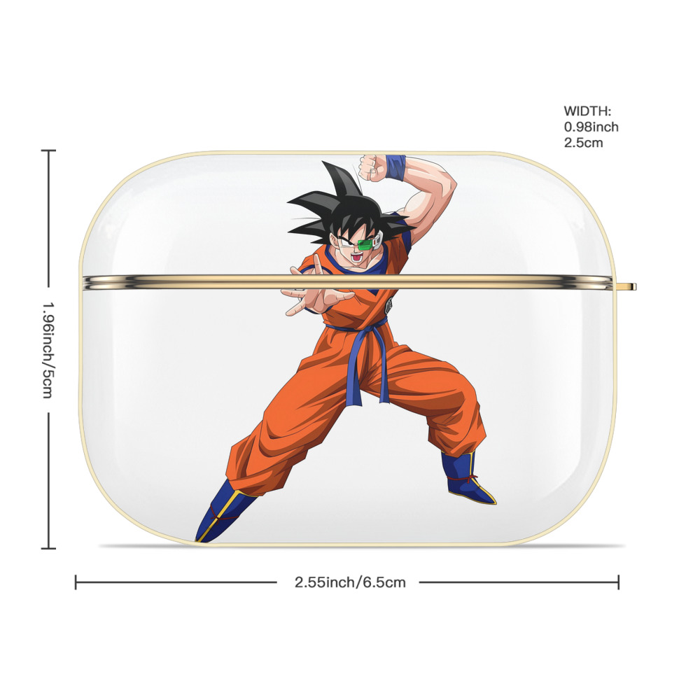 ドラゴンボール 孫悟空（そん ごくう）Son Goku カカロット DRAGON BALL Kakarotto 【AirPods Pro用】ハードシェル保護ケース｜耐衝撃・防指紋・カラビナ付き商品仕様