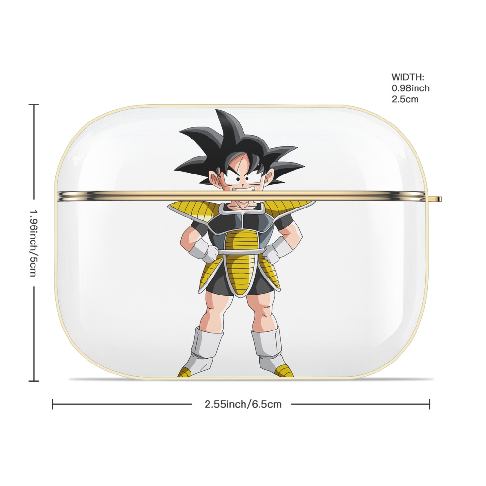 ドラゴンボール 孫悟空（そん ごくう）Son Goku カカロット DRAGON BALL Kakarotto 【AirPods Pro用】ハードシェル保護ケース｜耐衝撃・防指紋・カラビナ付き商品仕様