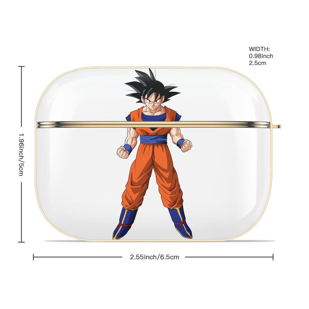 ドラゴンボール 孫悟空（そん ごくう）Son Goku カカロット DRAGON BALL Kakarotto 【AirPods Pro用】ハードシェル保護ケース｜耐衝撃・防指紋・カラビナ付き商品仕様