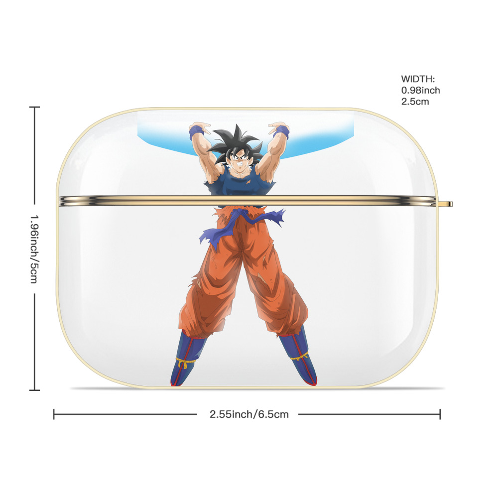 ドラゴンボール 孫悟空（そん ごくう）Son Goku カカロット DRAGON BALL Kakarotto 【AirPods Pro用】ハードシェル保護ケース｜耐衝撃・防指紋・カラビナ付き商品仕様